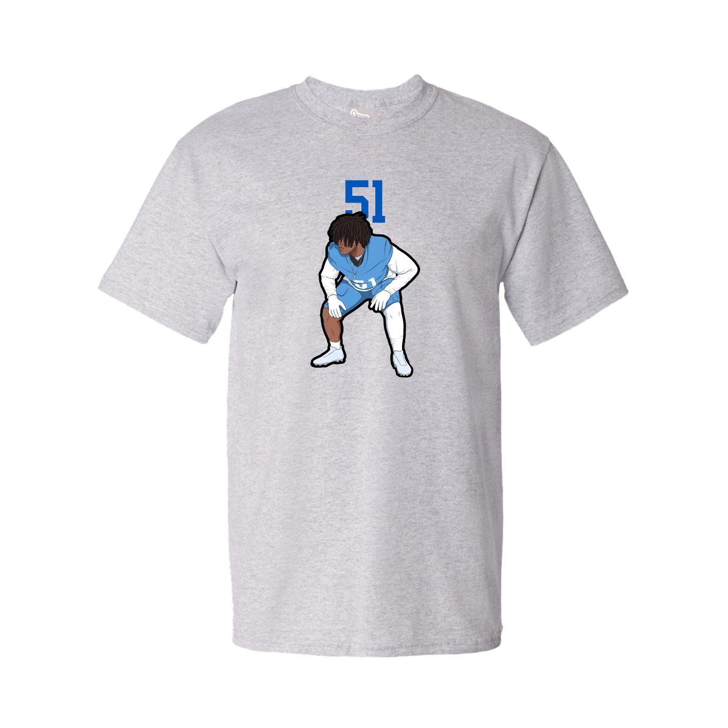 Tee — Number Top in Grey
