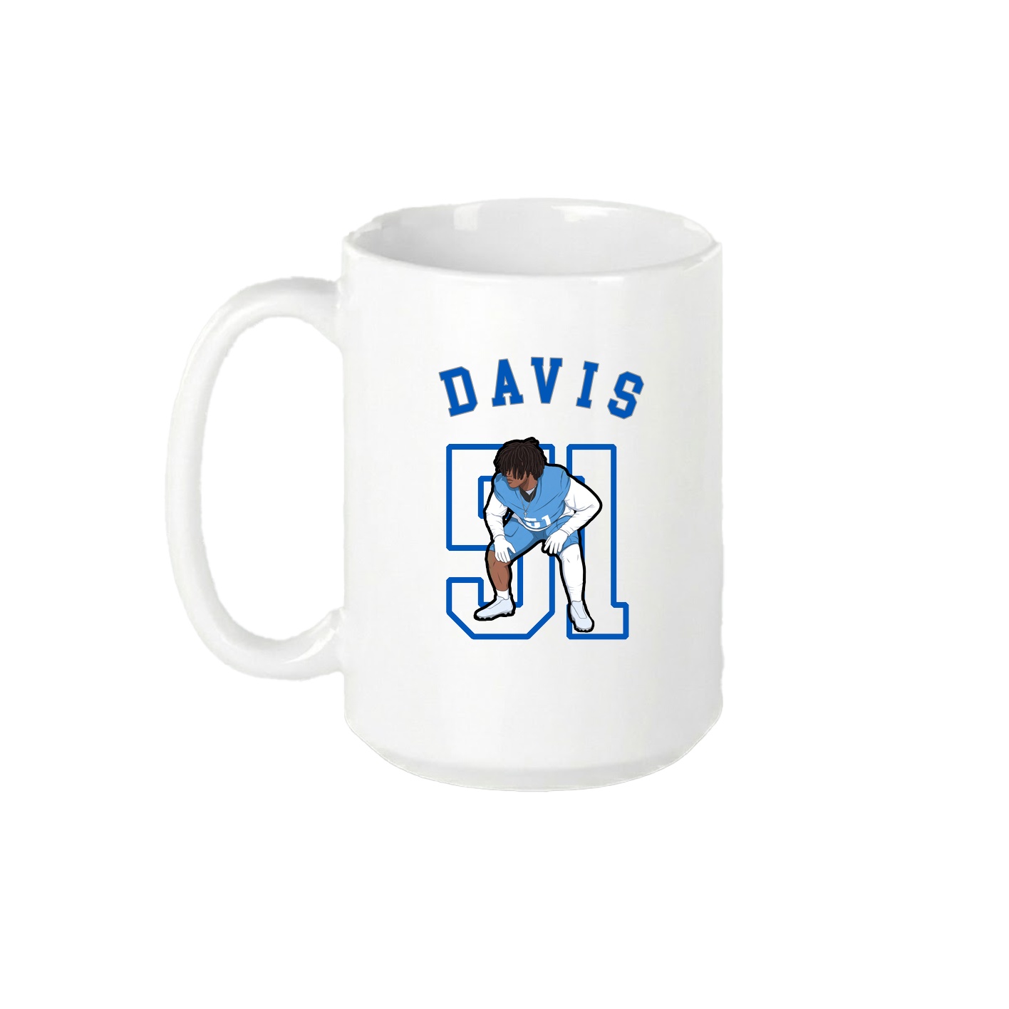 15oz Coffee Mug — Shirsey Arch in White