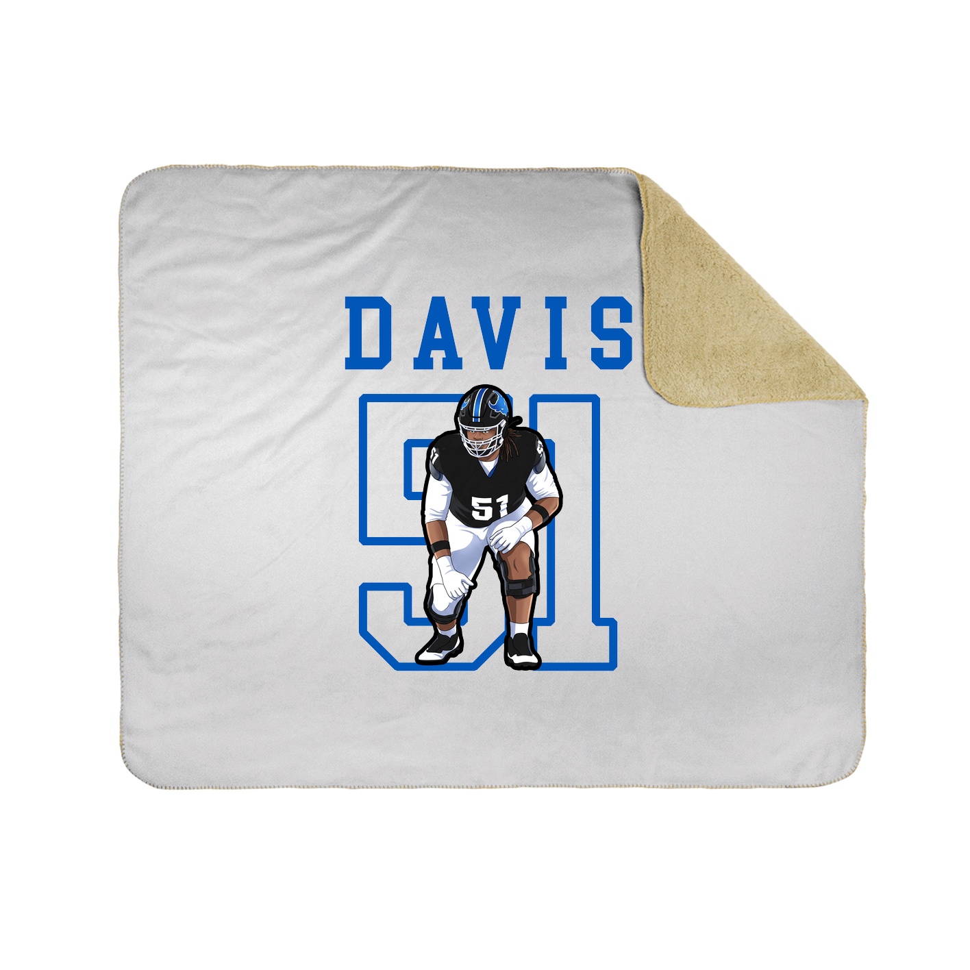 Throw Blanket — Shirsey in White
