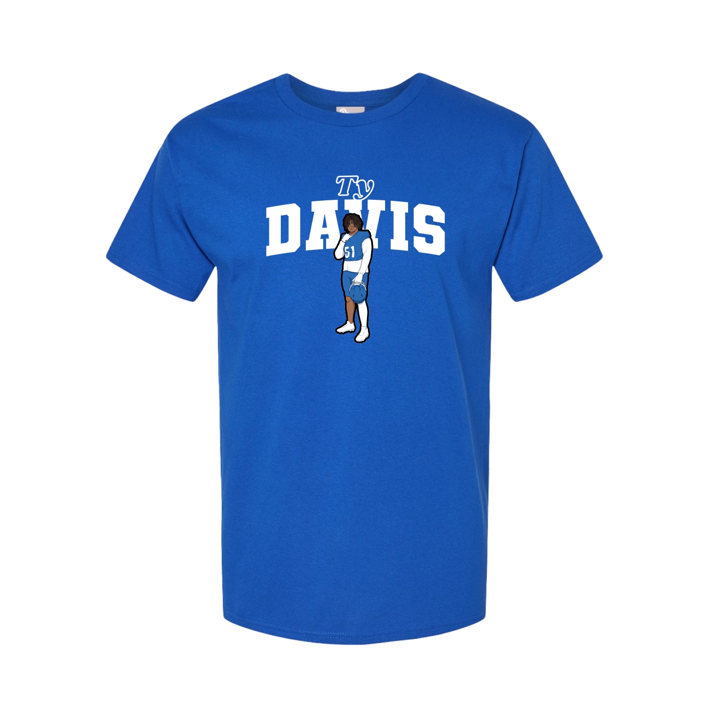 Tee — Name Arch in Royal