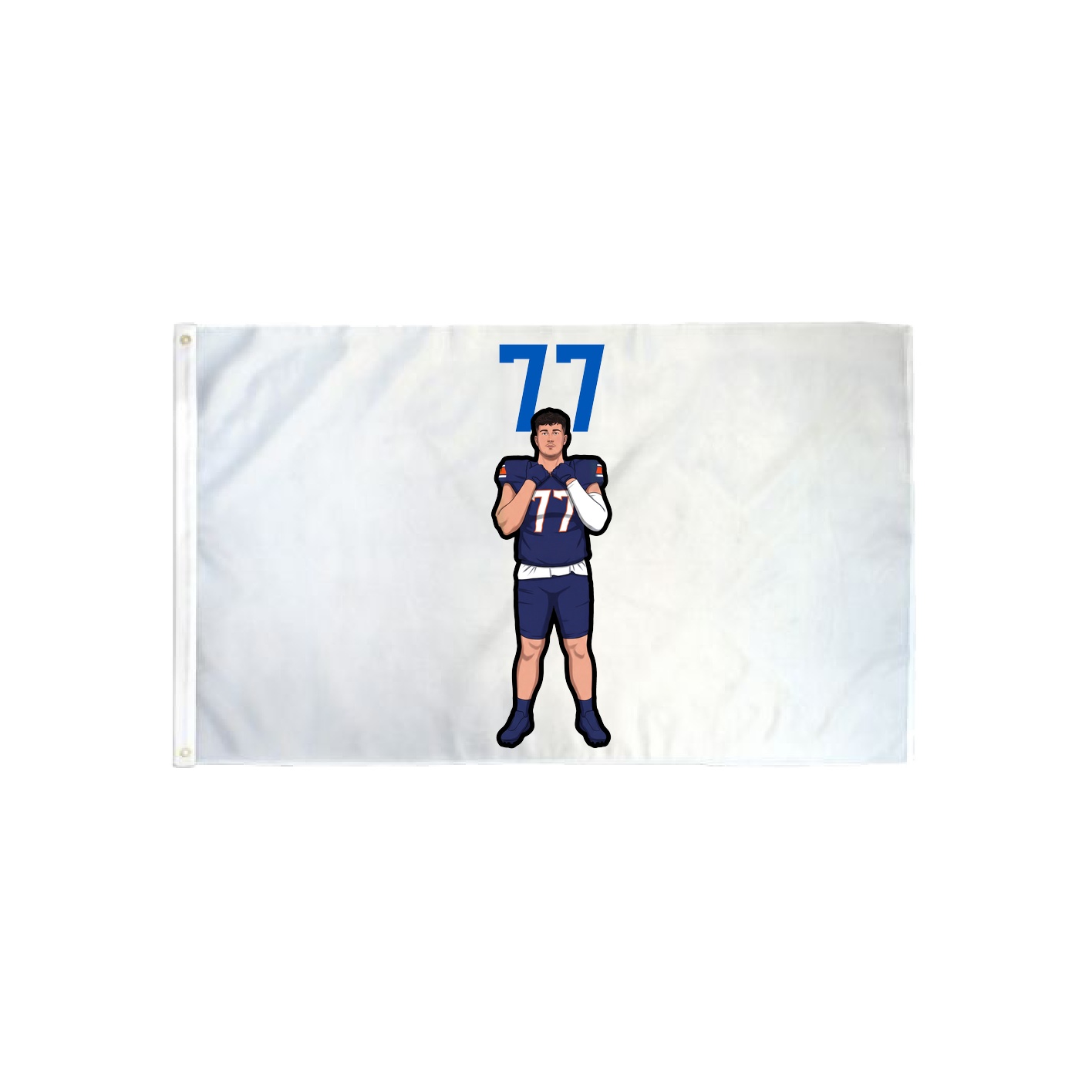 3x5 Flag — Number Top in Classic