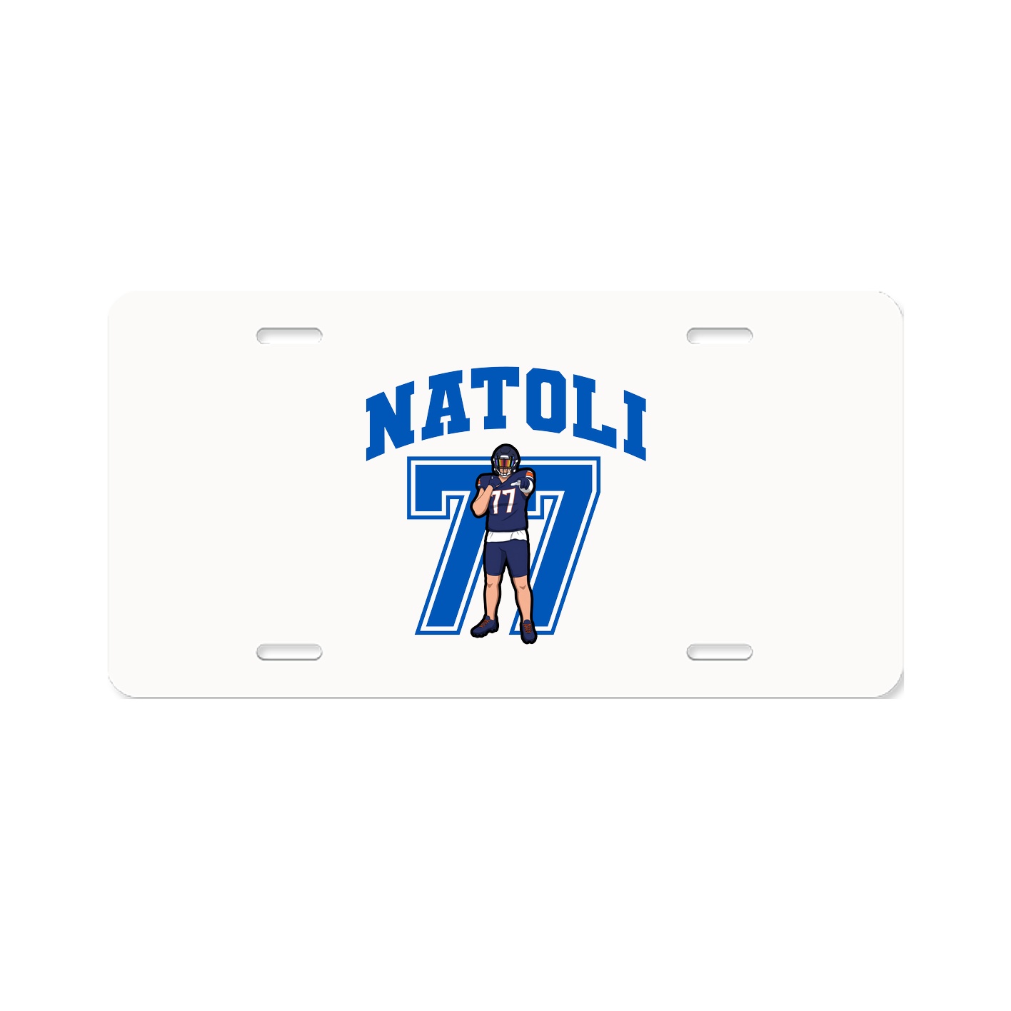 License Plate — Number in Classic