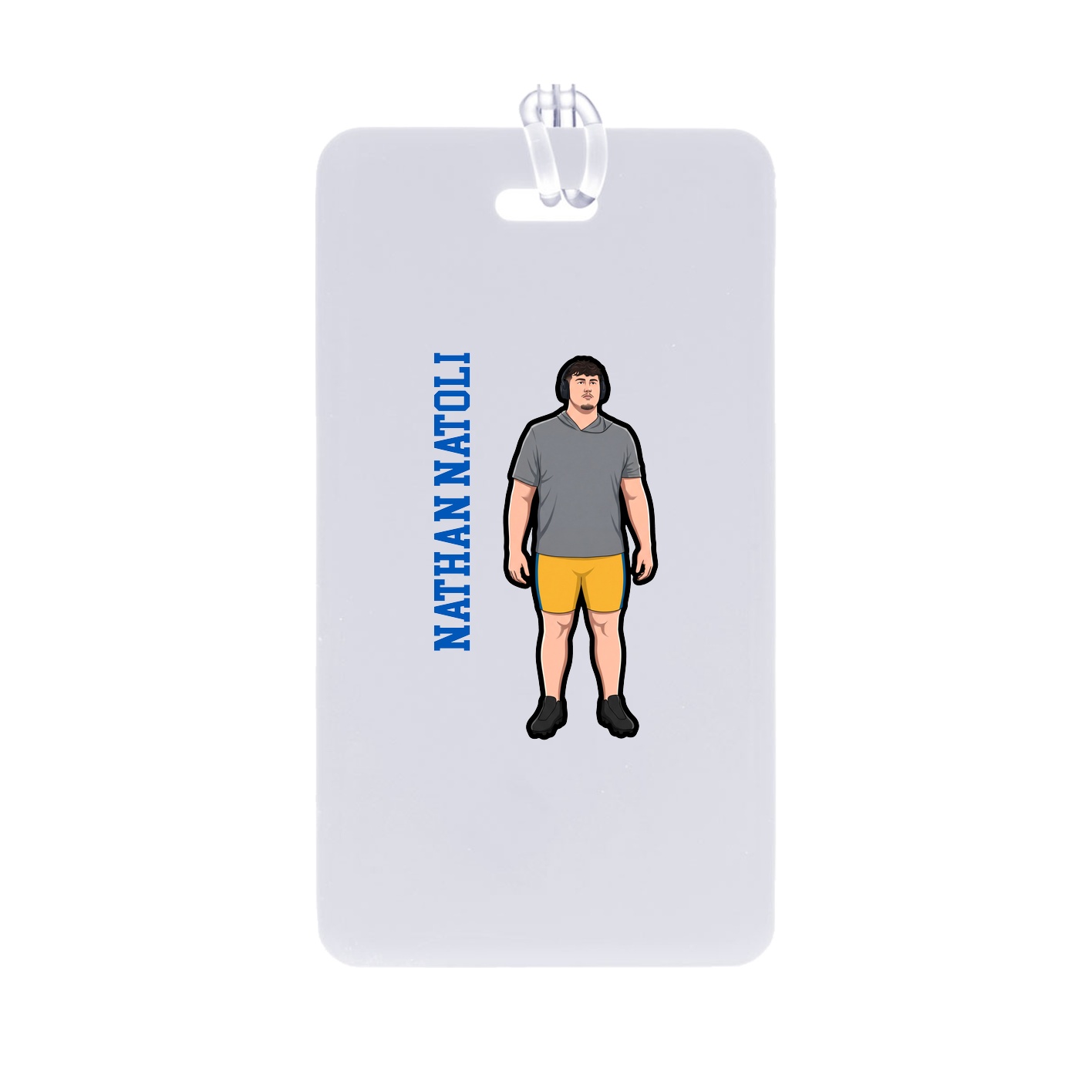 Bag Tag — Name Vertical in Classic