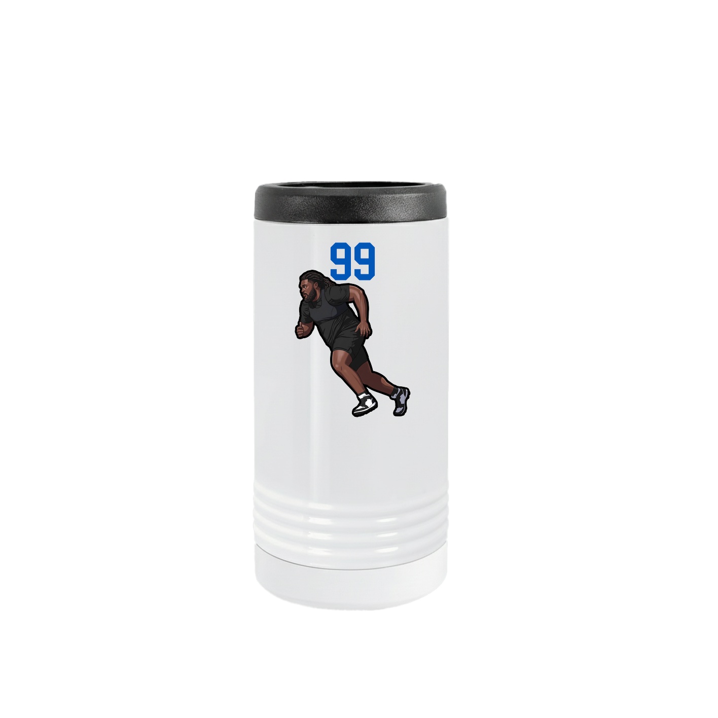 Slim Beverage Holder — Number Top in White