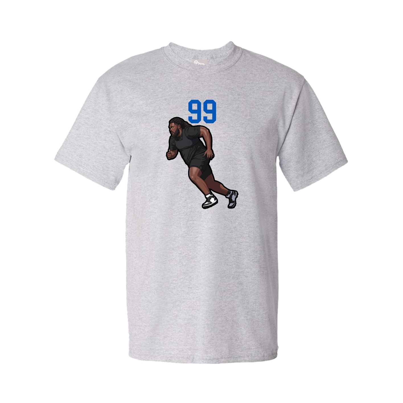 Youth Tee — Number Top in Grey