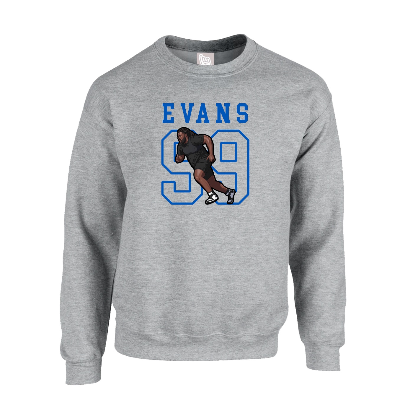 Fleece Crew — Shirsey in Grey
