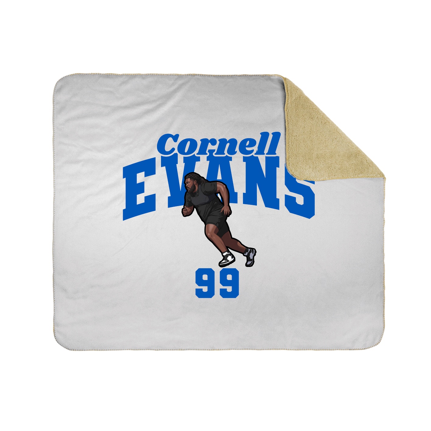 Throw Blanket — Signature Arch in White