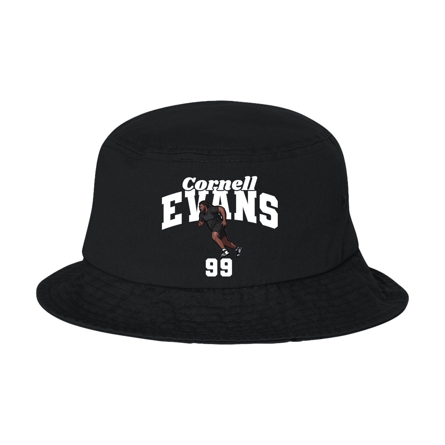 Bucket Cap — Signature Arch in Black