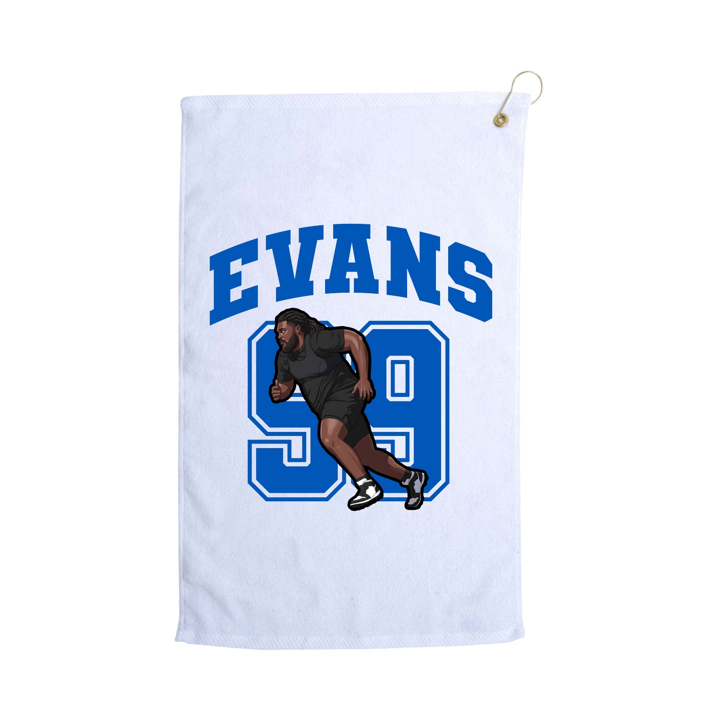 Golf Towel — Number in White