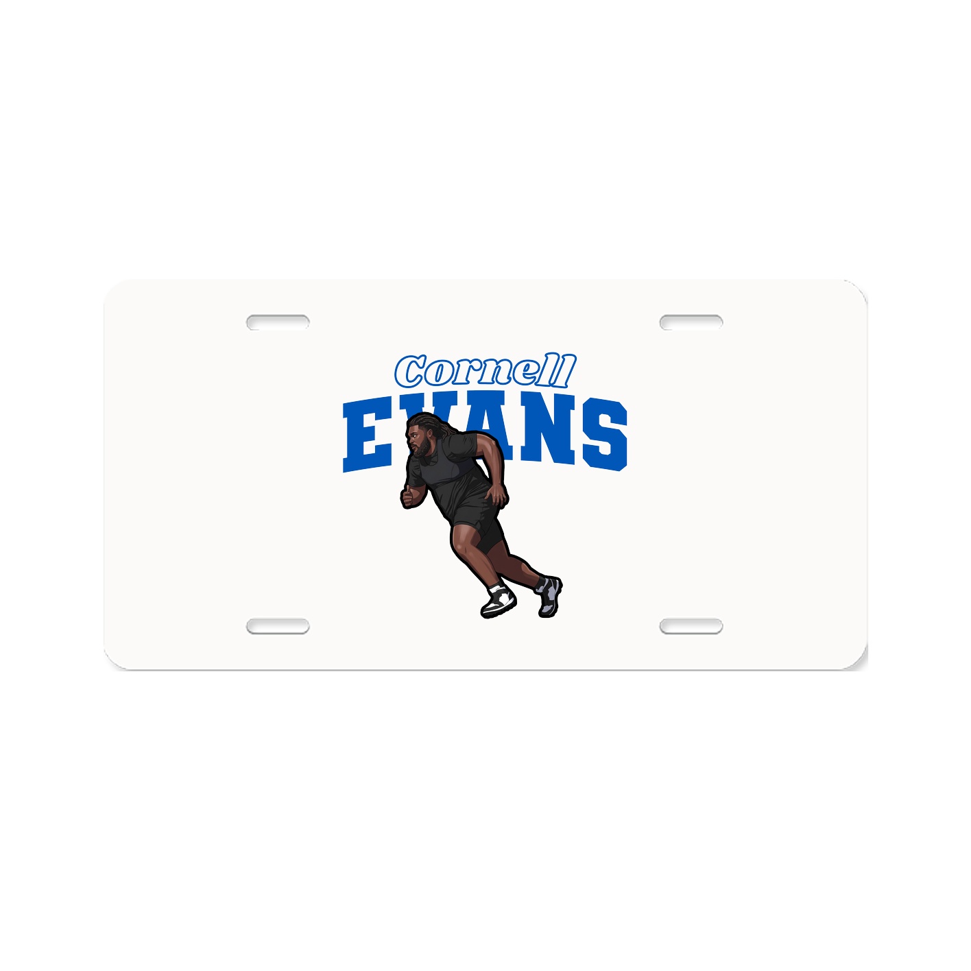 License Plate — Name Arch in Classic