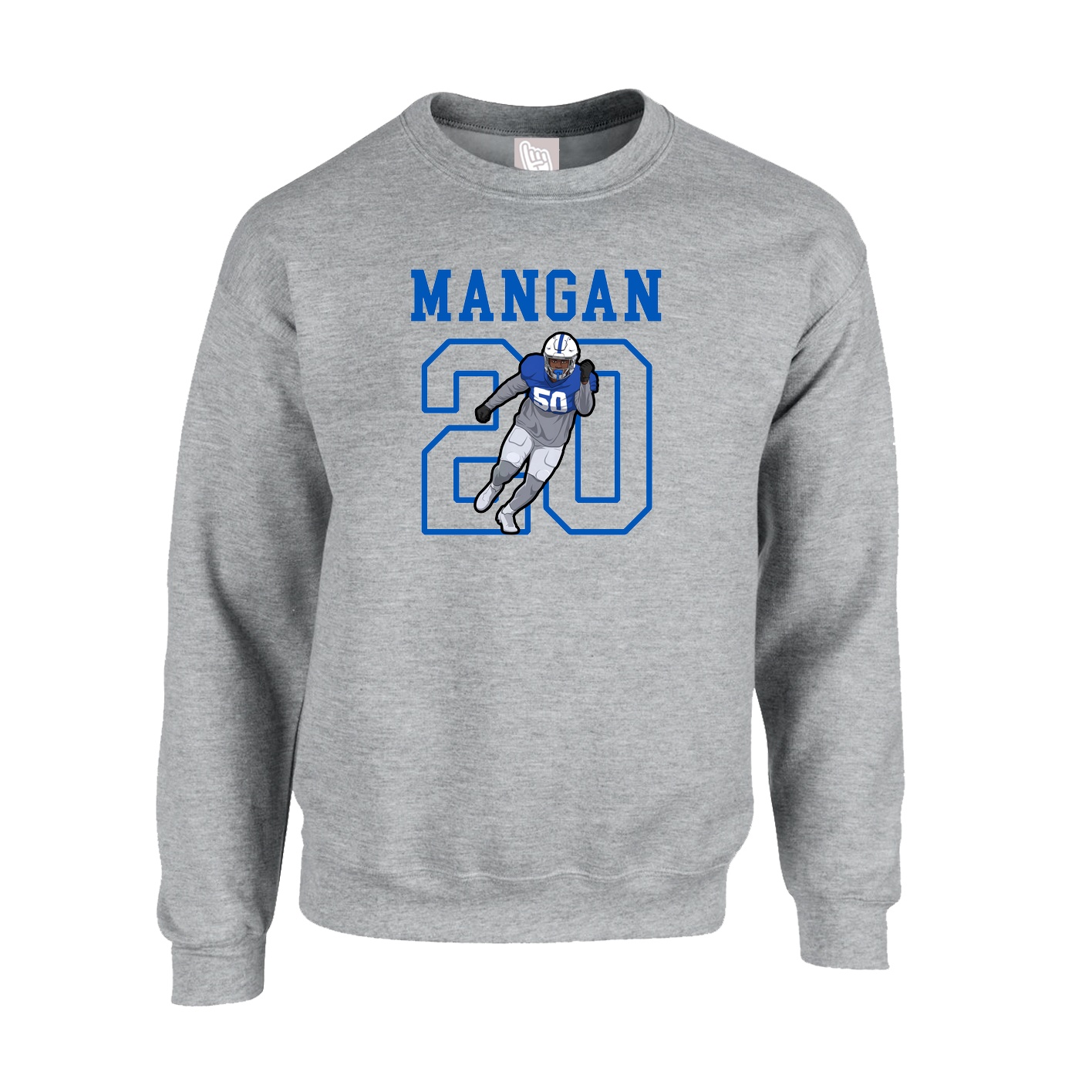 Fleece Crew — Shirsey in Grey