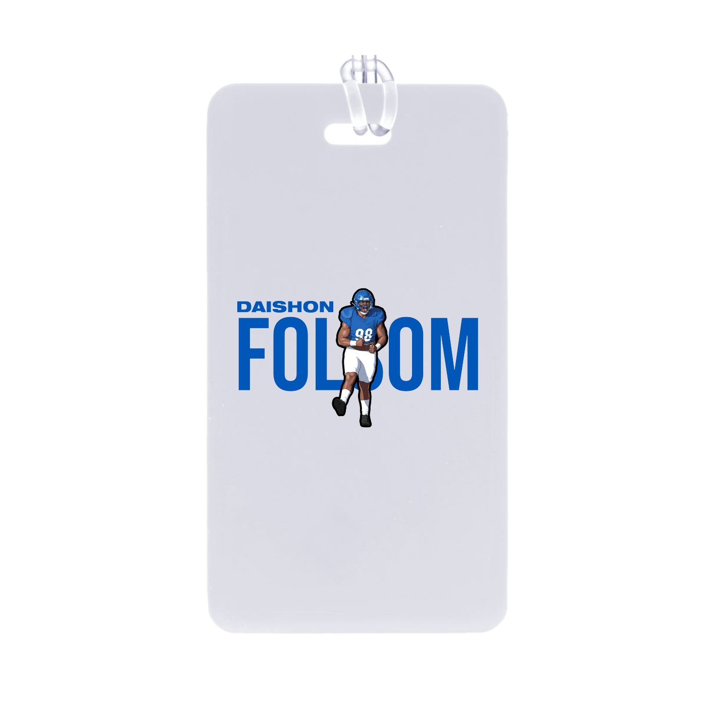Bag Tag — Player Name in Classic
