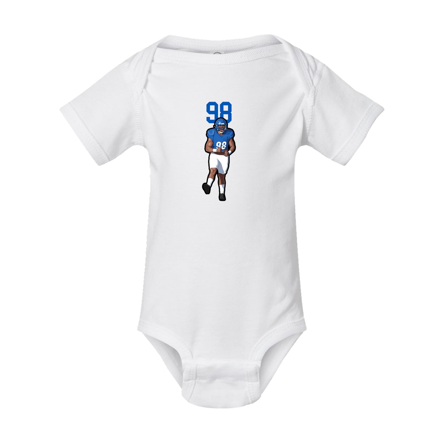Baby Onesie — Number Top in White