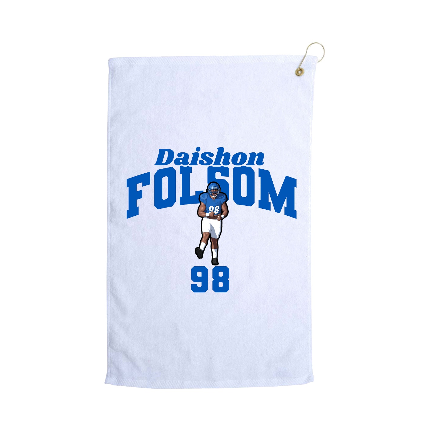 Golf Towel — Signature Arch in White