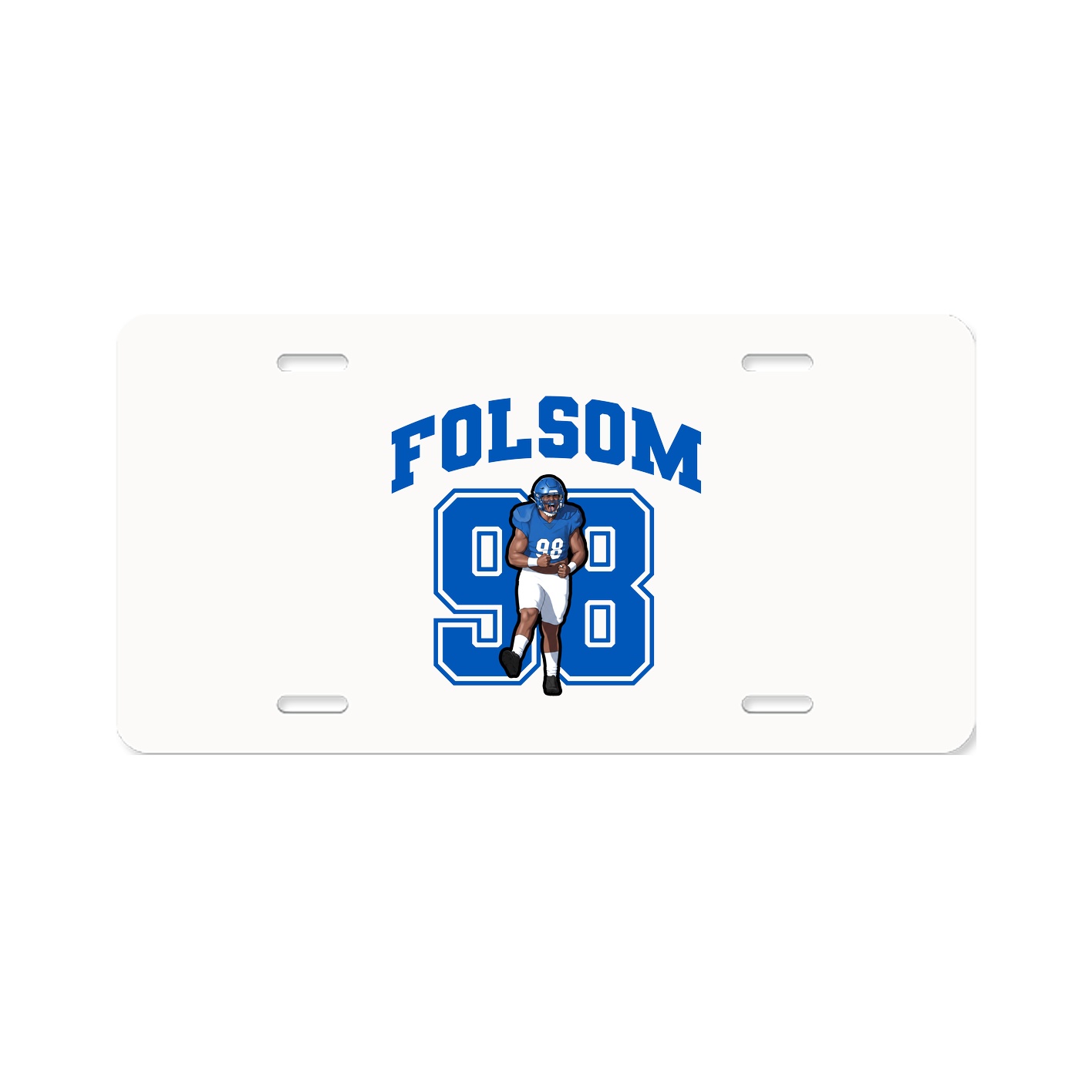 License Plate — Number in Classic