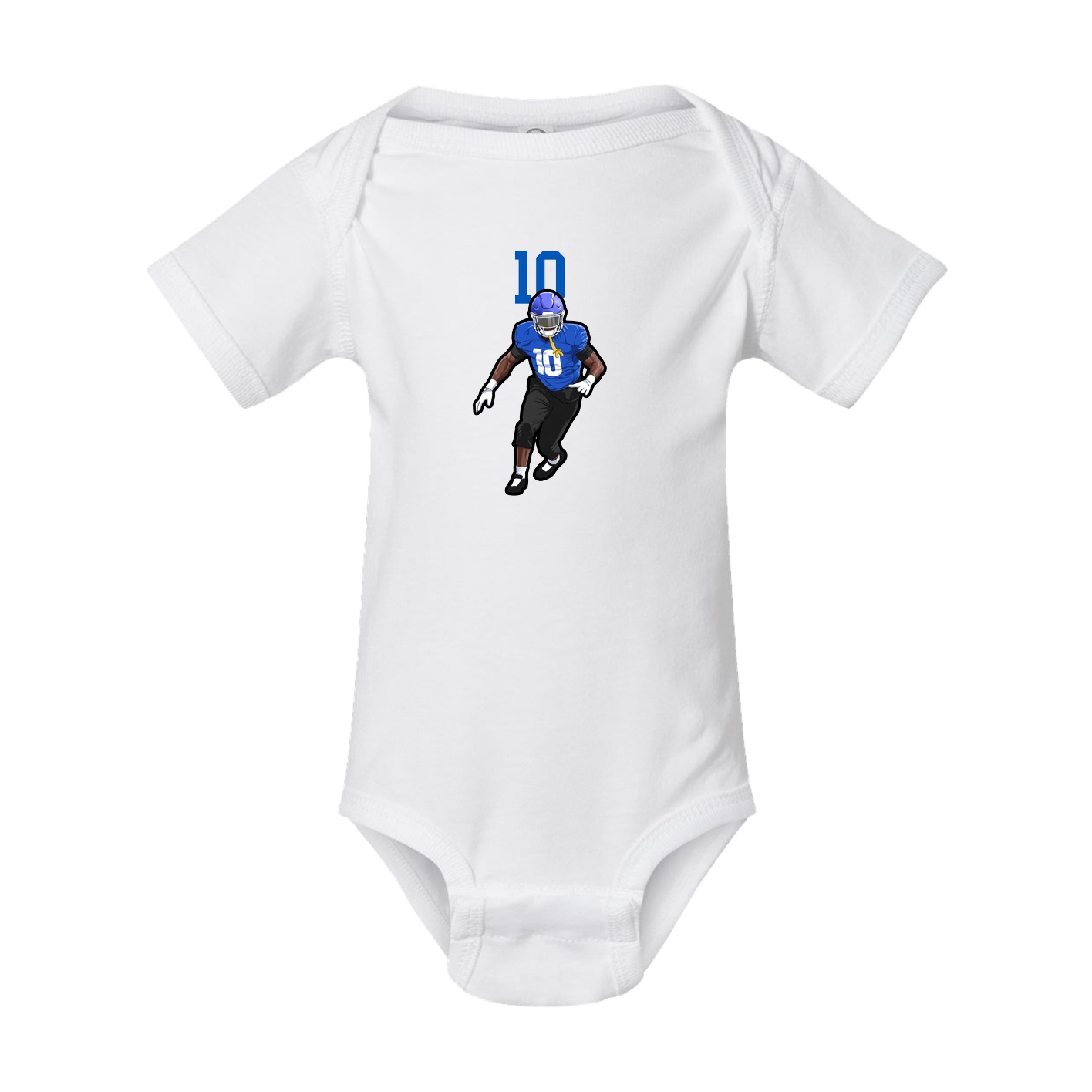 Baby Onesie — Number Top in White