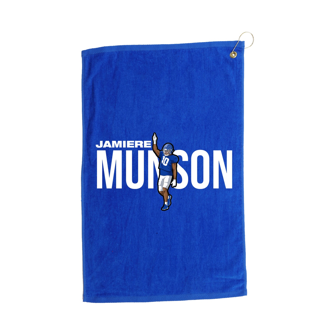 Golf Towel — Player Name in Royal
