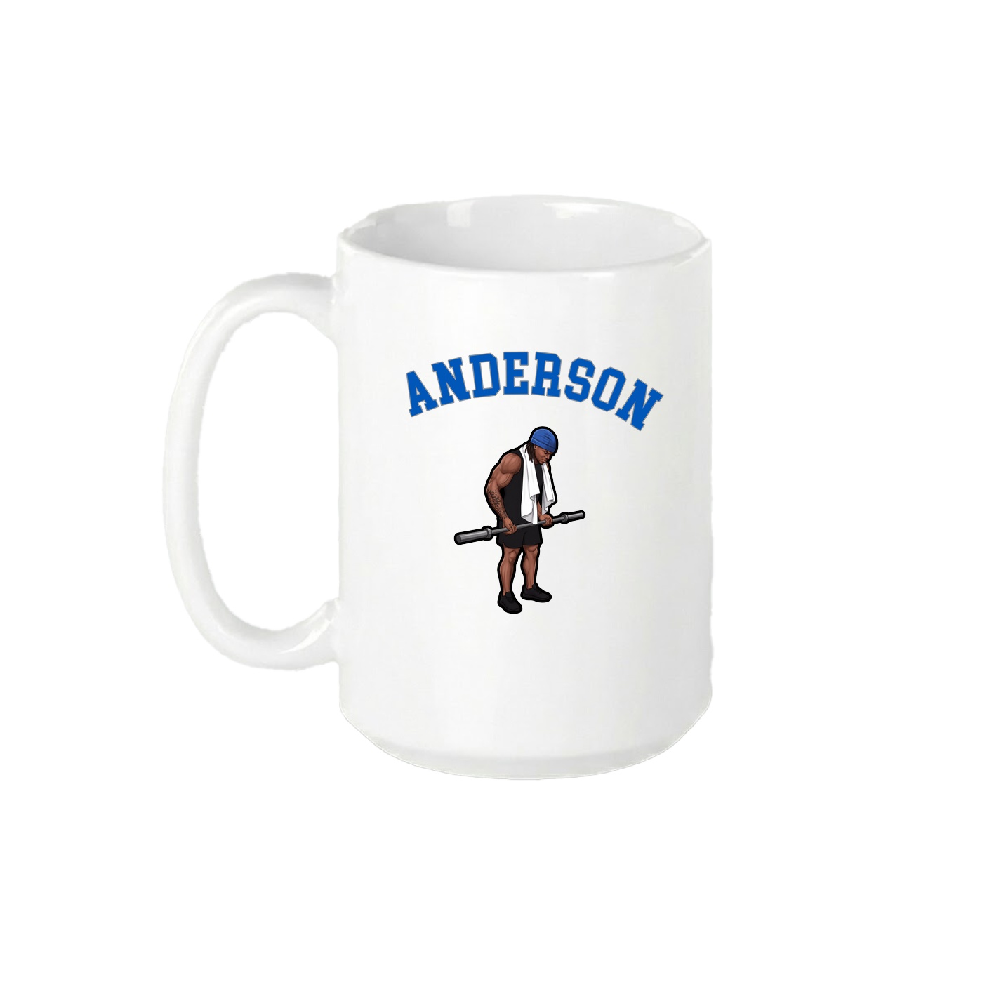 15oz Coffee Mug — Shirsey Arch in White