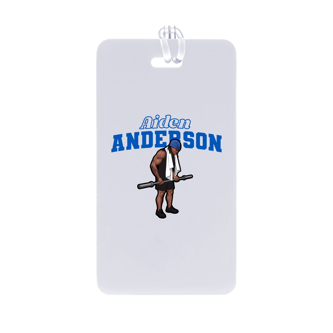 Bag Tag — Name Arch in Classic