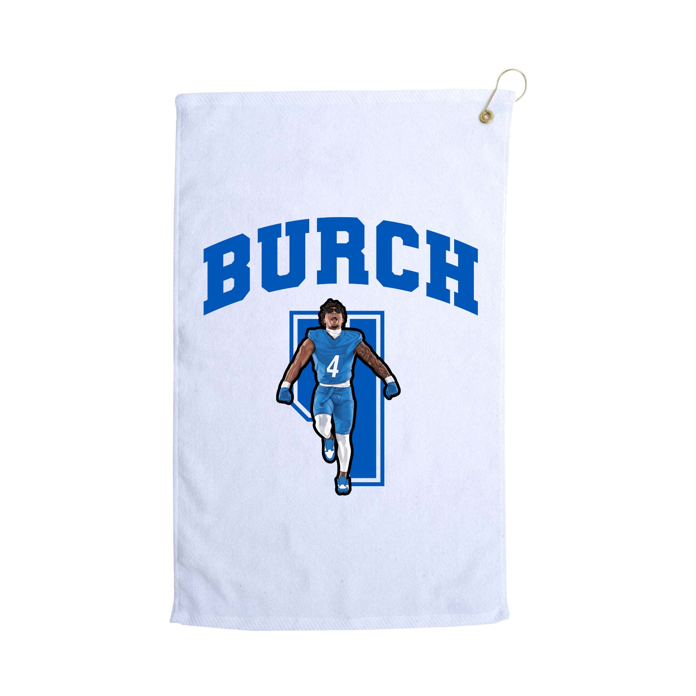 Golf Towel — Number in White