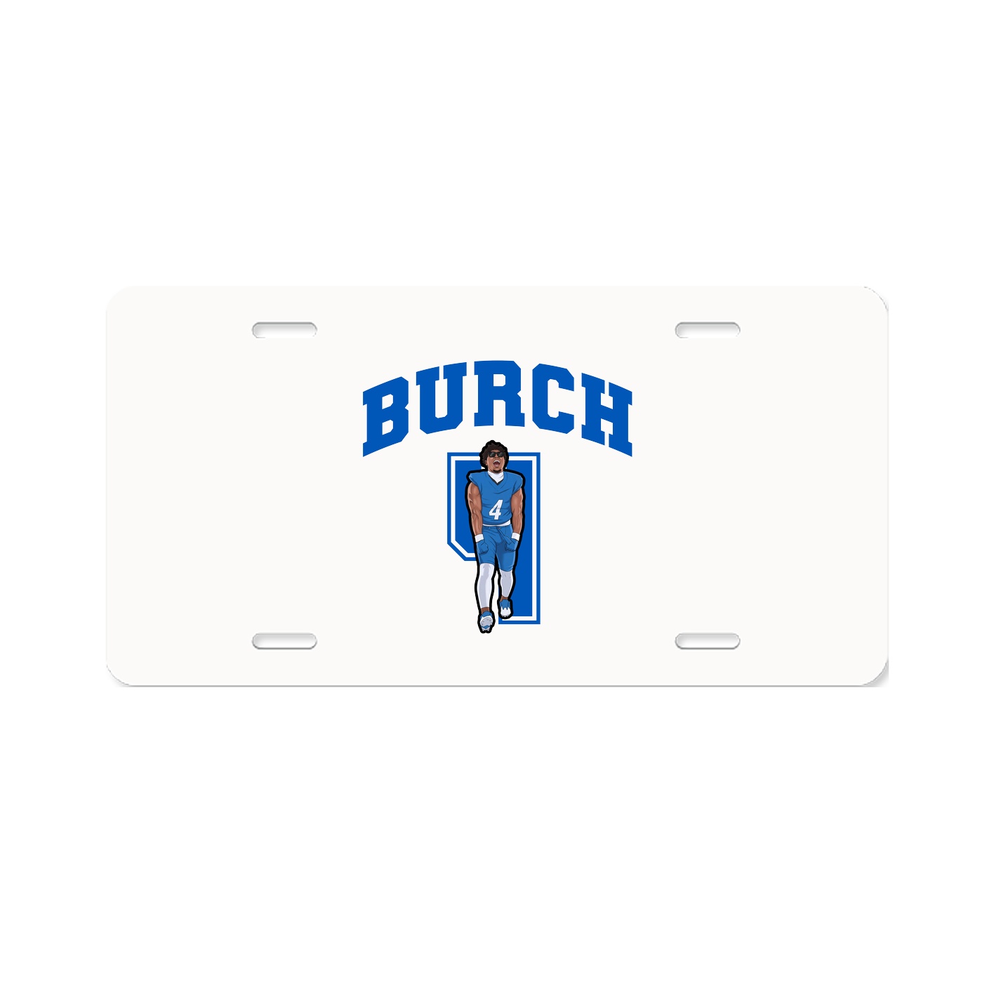 License Plate — Number in Classic