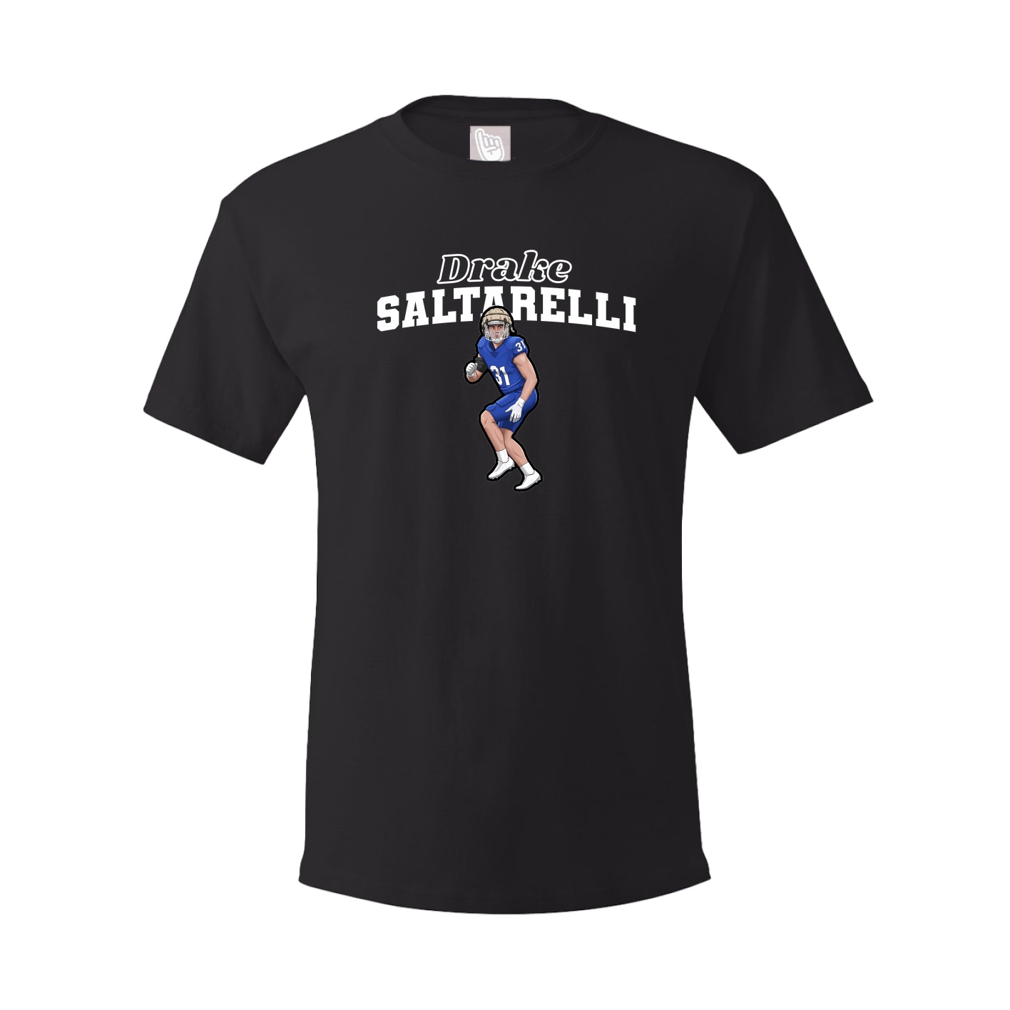 Youth Tee — Name Arch in Black