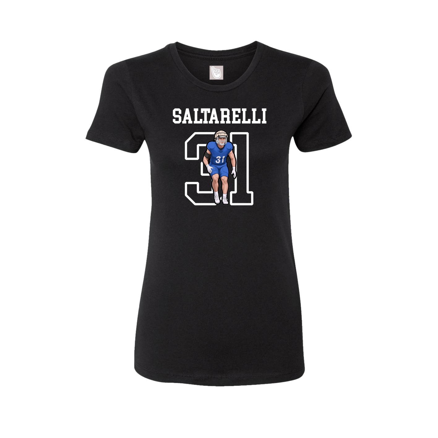 Fitted Women's Tee — Shirsey in Black