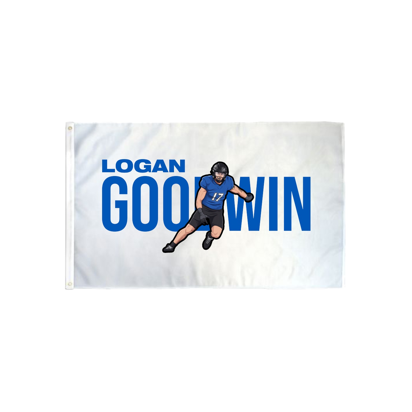 3x5 Flag — Player Name in Classic