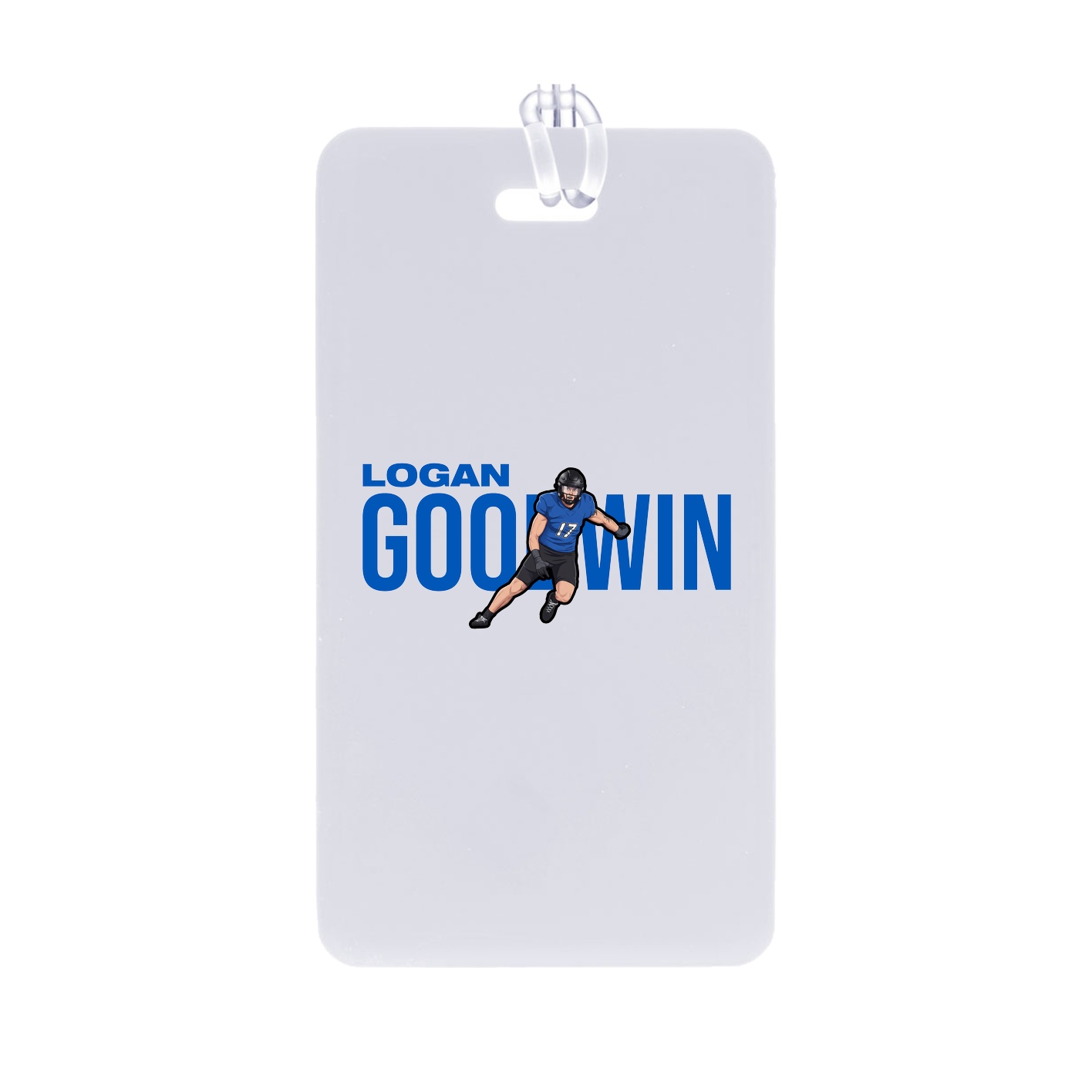 Bag Tag — Player Name in Classic