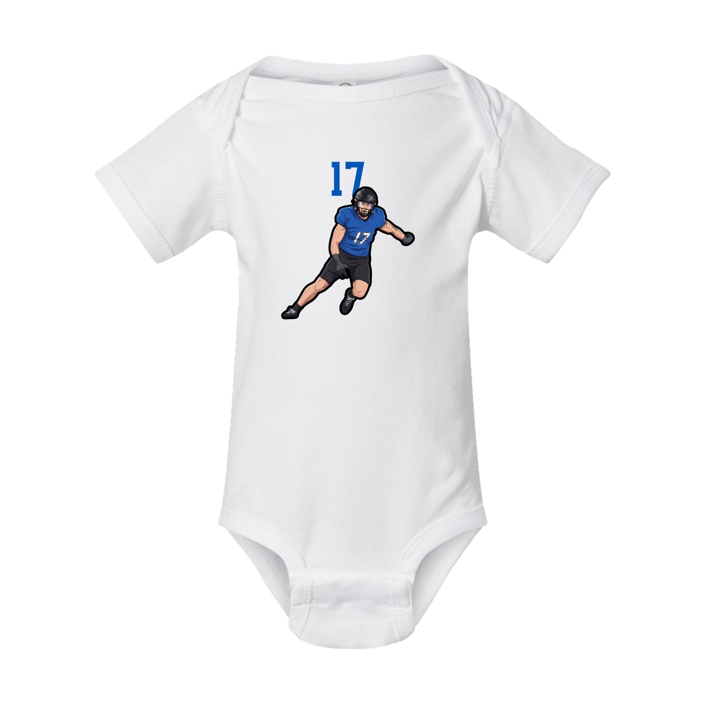 Baby Onesie — Number Top in White
