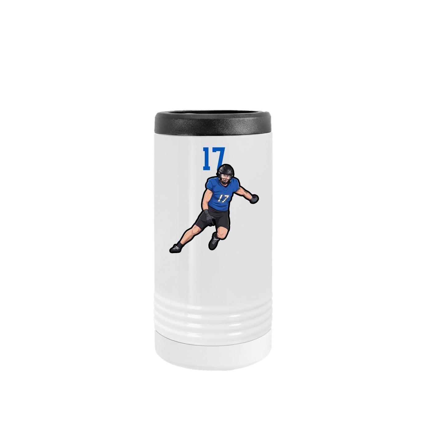 Slim Beverage Holder — Number Top in White