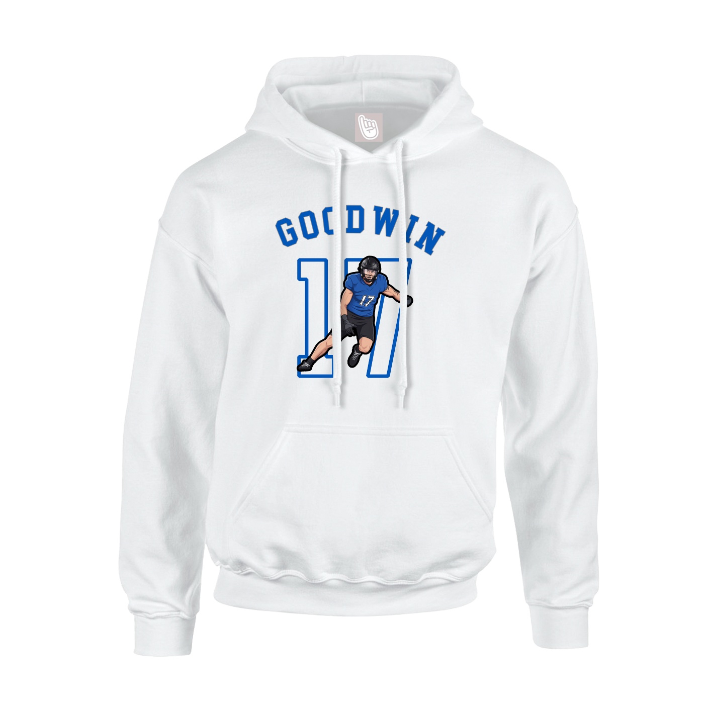 Hoodie — Shirsey Arch in White