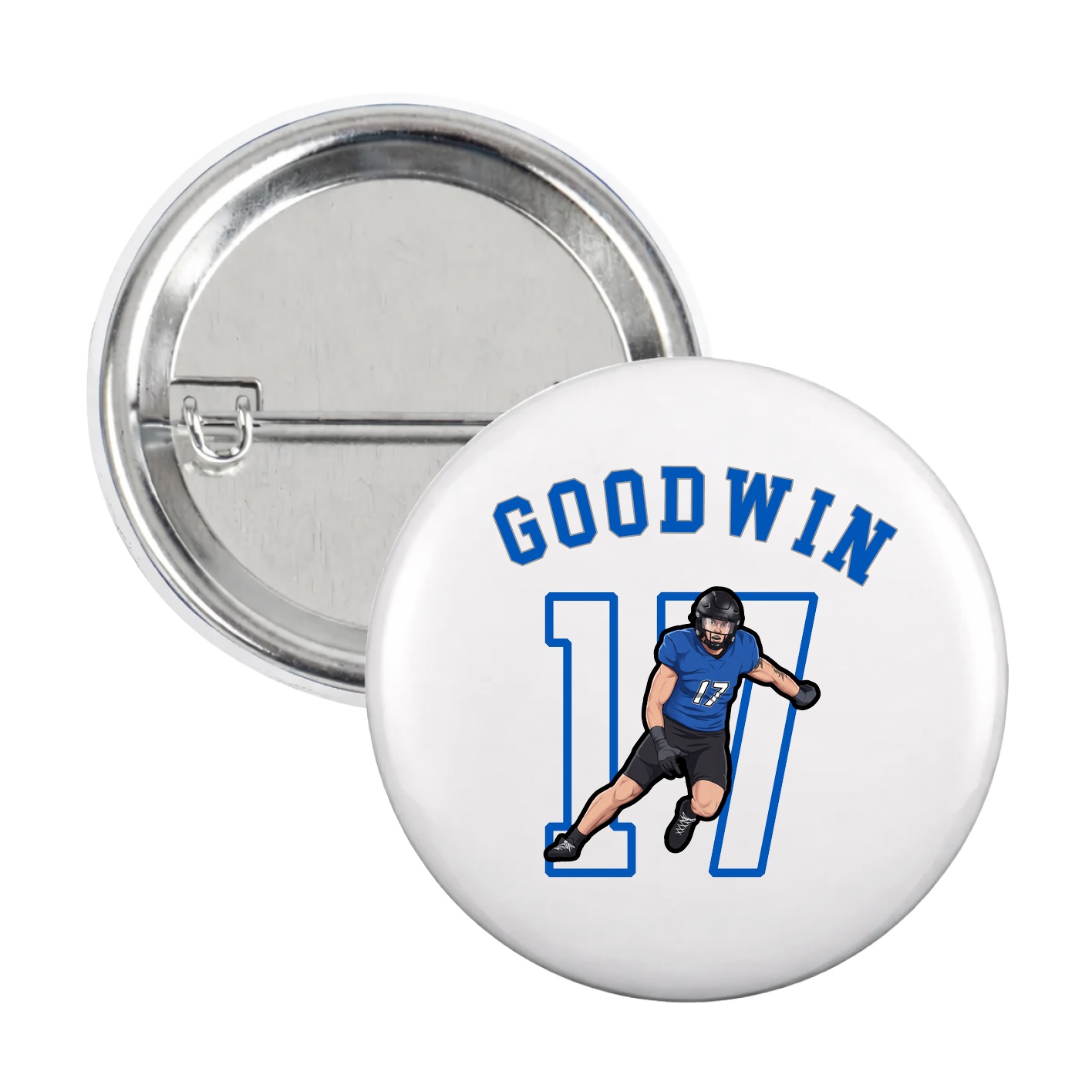 Game Day Button — Shirsey Arch in White