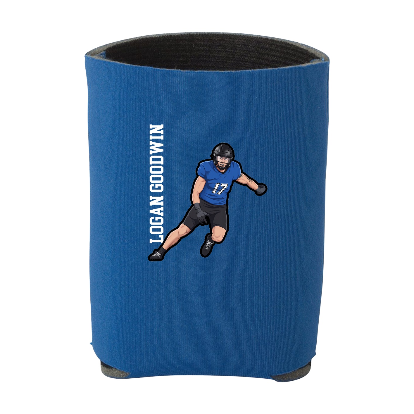 Can Holder — Name Vertical in Royal