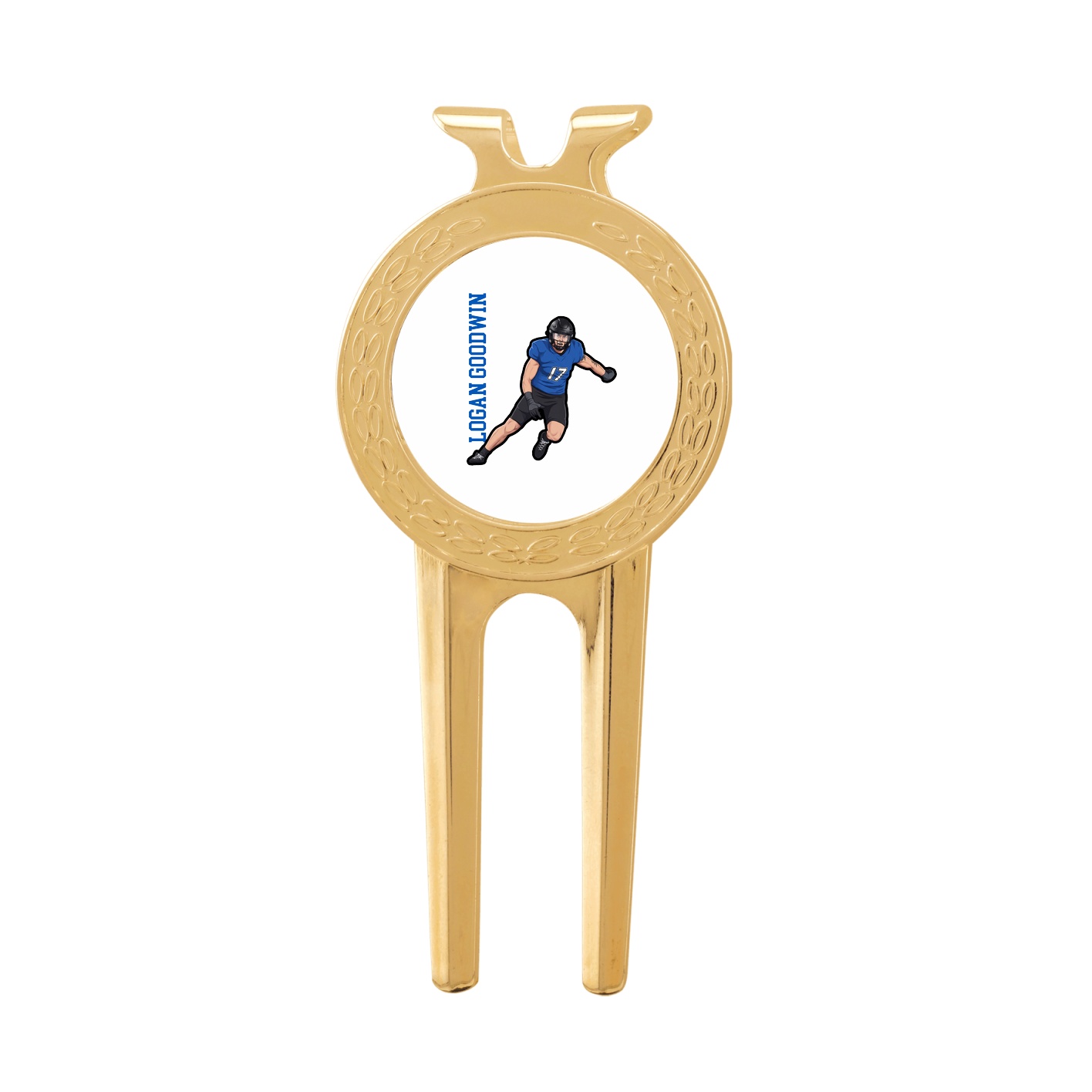 Divot Tool with Ball Marker — Name Vertical in Classic