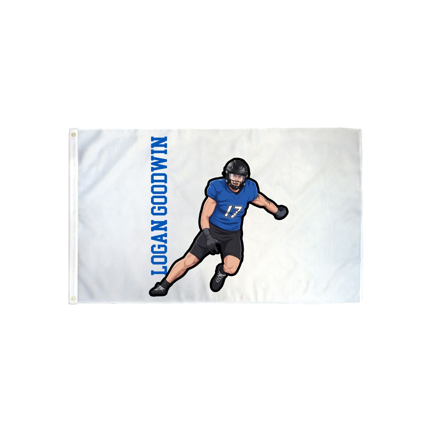 3x5 Flag — Name Vertical in Classic