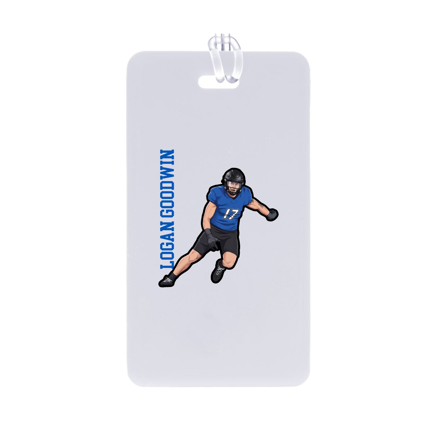 Bag Tag — Name Vertical in Classic