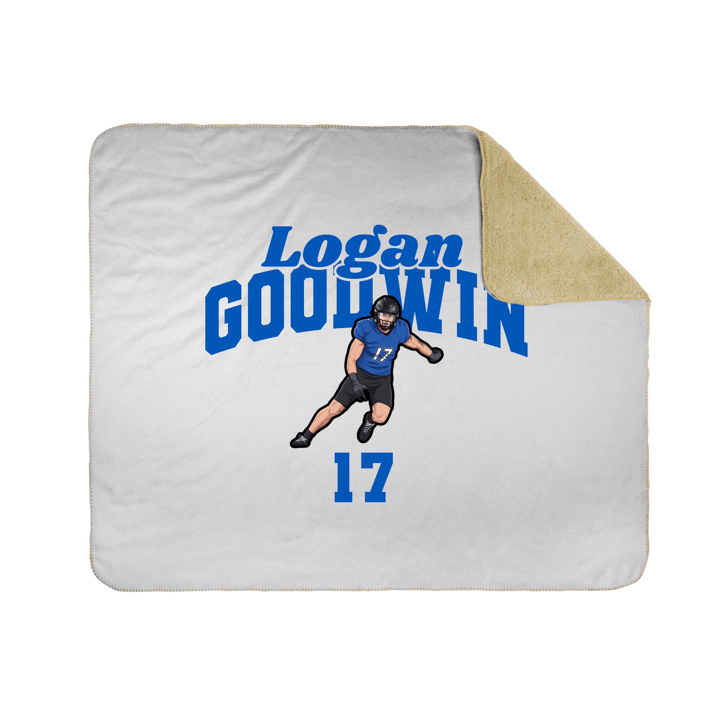 Throw Blanket — Signature Arch in White
