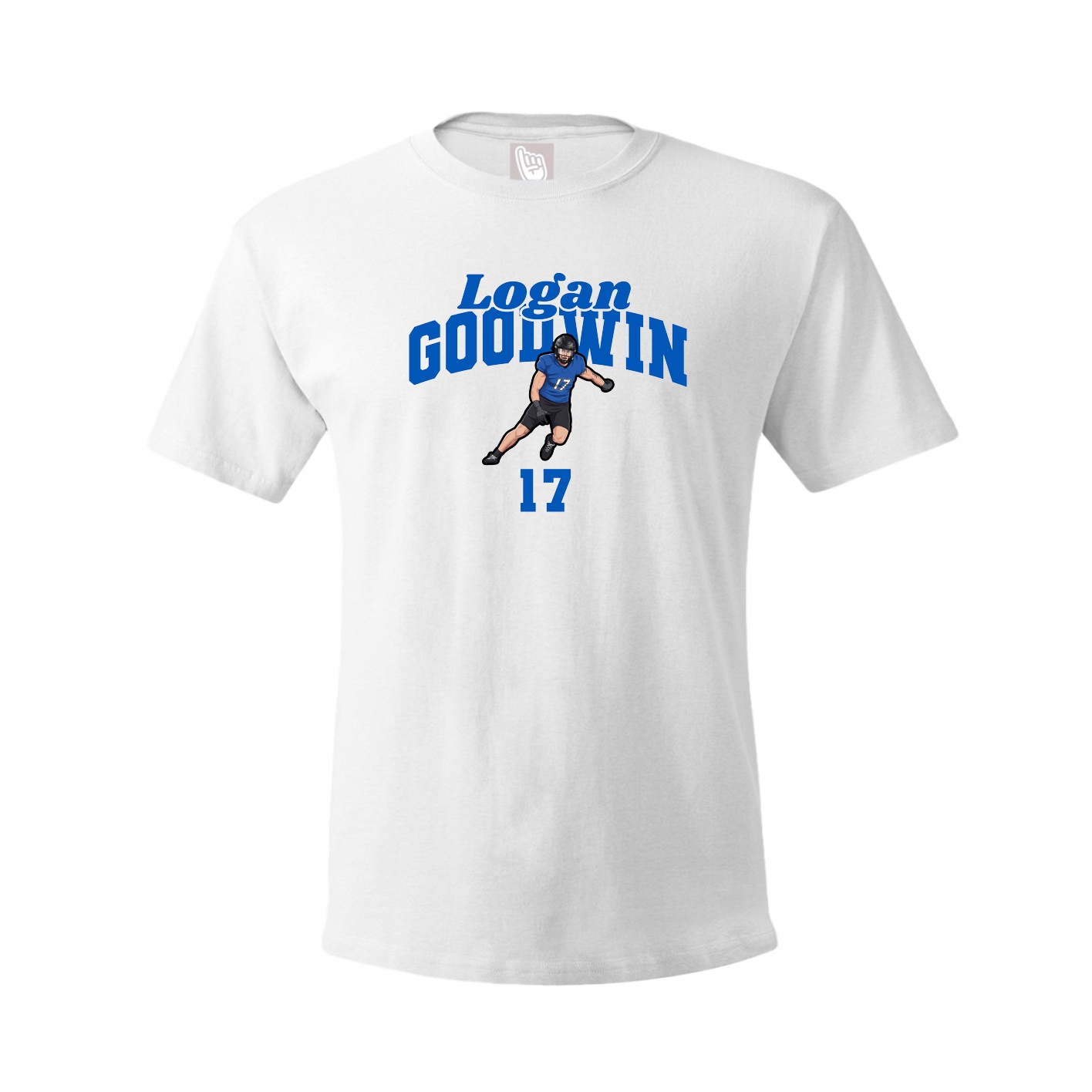 Youth Tee — Signature Arch in White