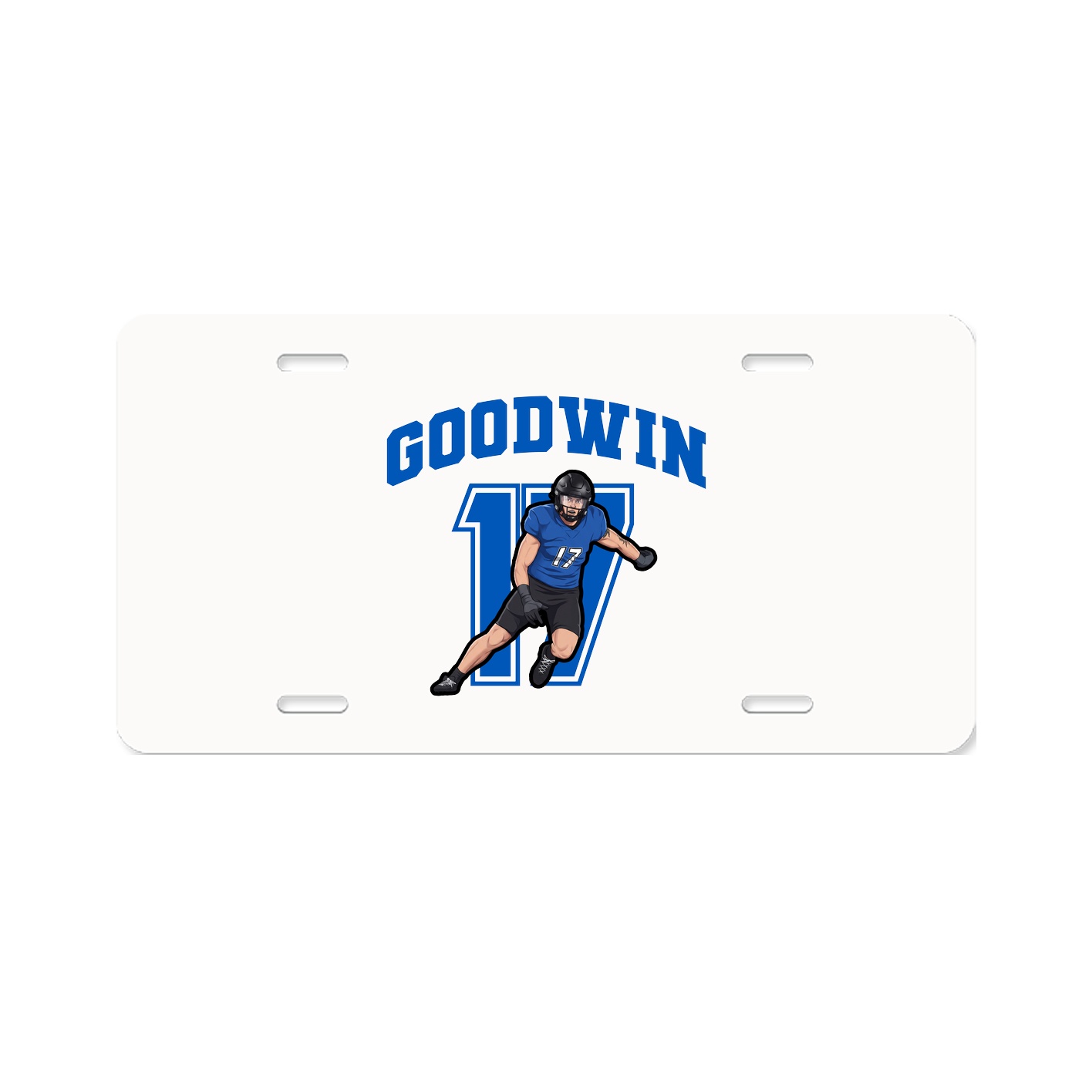 License Plate — Number in Classic
