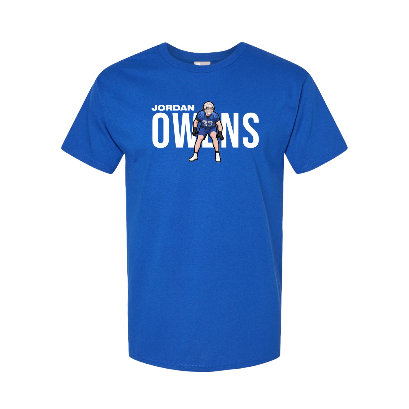Youth Tee — Player Name in Royal