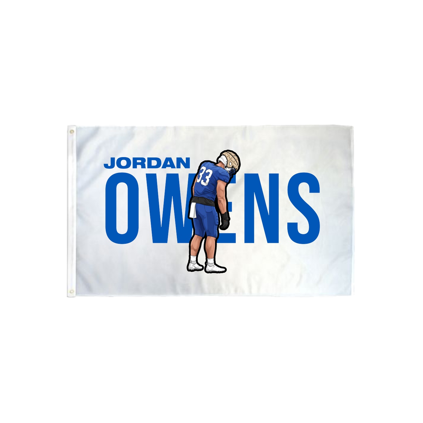 3x5 Flag — Player Name in Classic