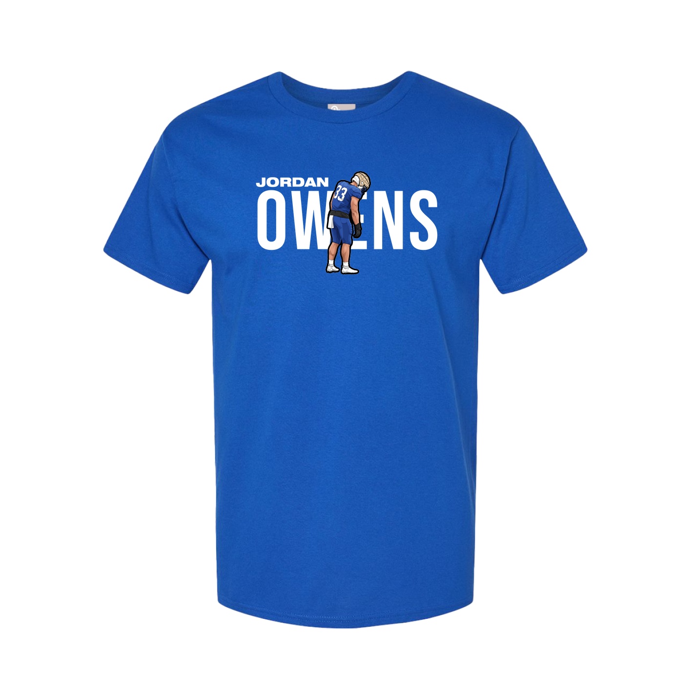 Tee — Player Name in Royal