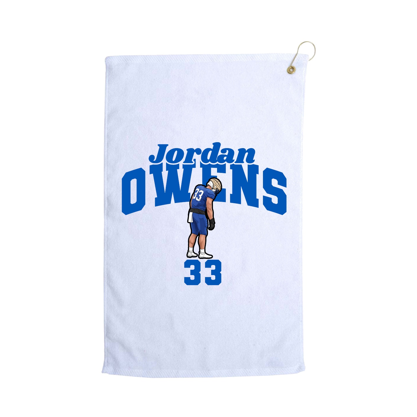 Golf Towel — Signature Arch in White
