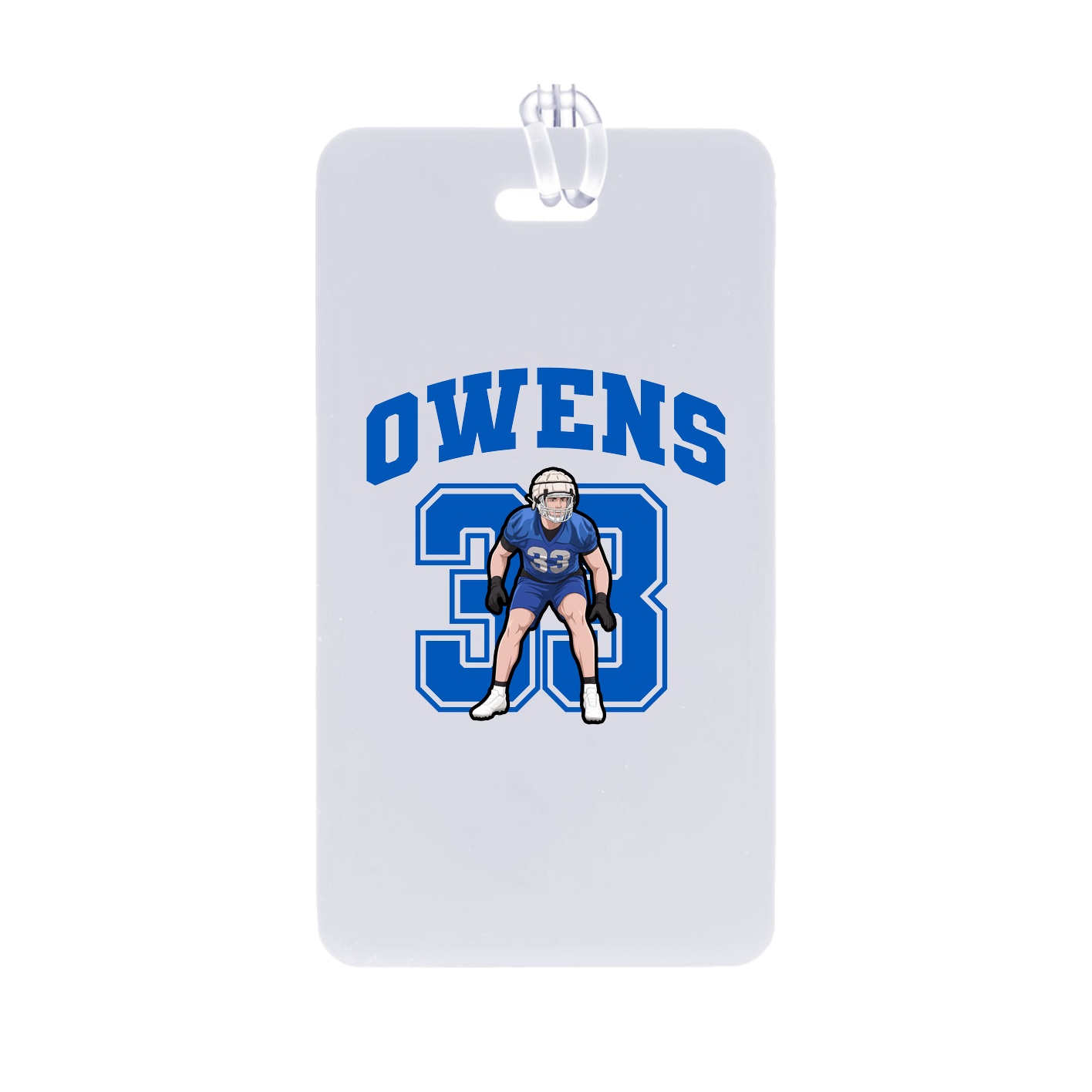 Bag Tag — Number in Classic