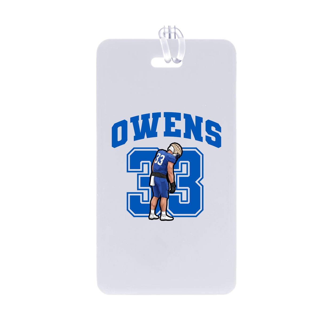 Bag Tag — Number in Classic