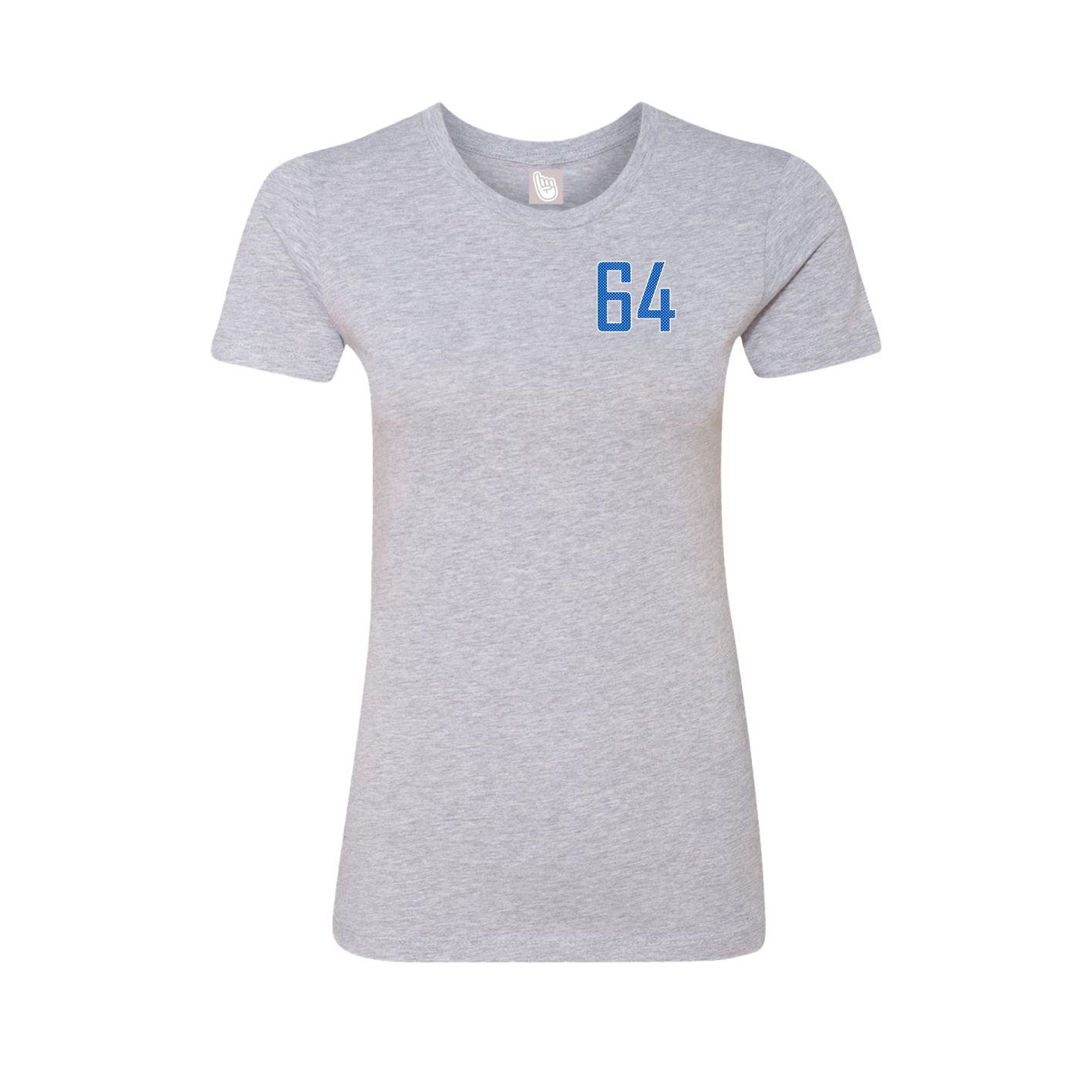 Fitted Women's Tee — Front Shirsy in Grey