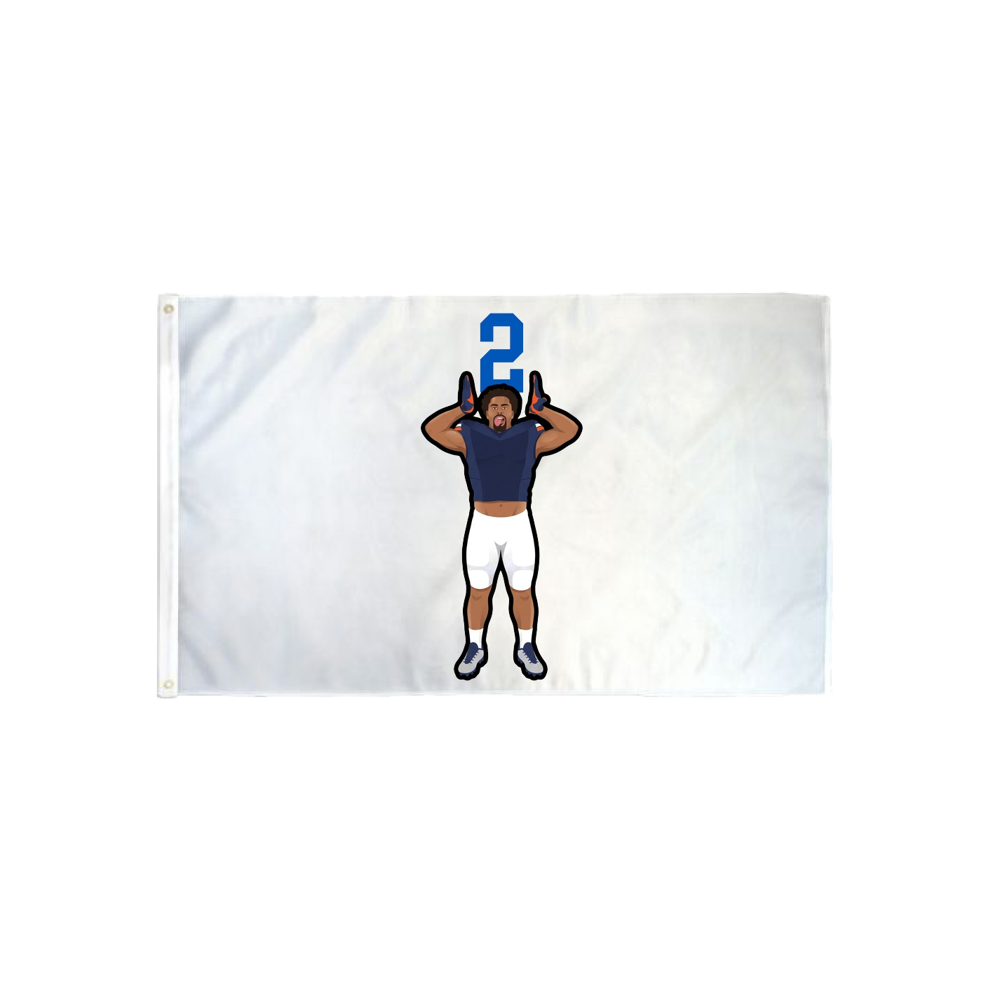 3x5 Flag — Number Top in Classic
