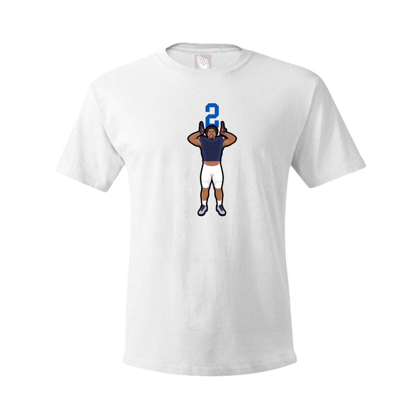 Tee — Number Top in White