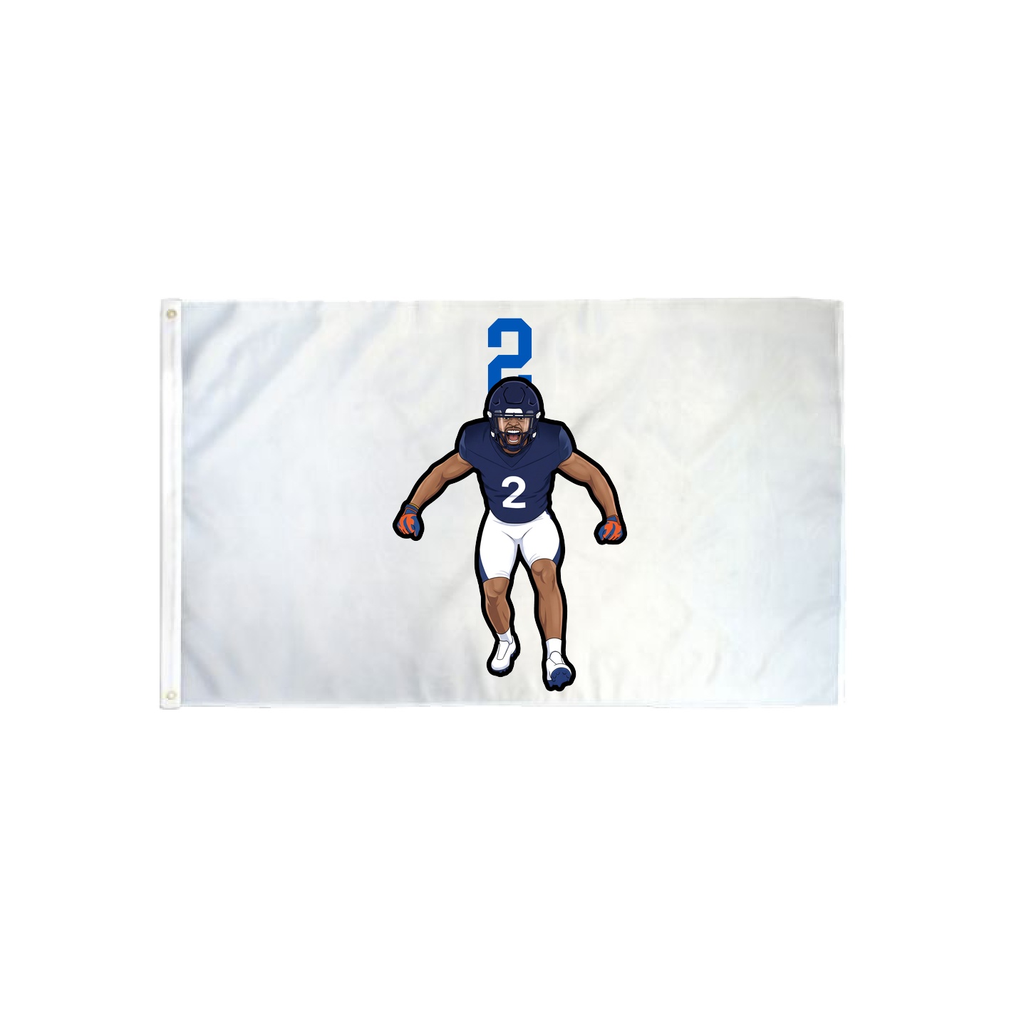 3x5 Flag — Number Top in Classic
